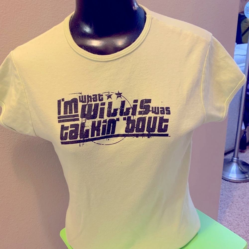 “I’m what Willis was talkin ‘bout” Tee  XL Iconic Vintage 80’s Catchphrase